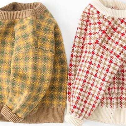 Girls Loose Thick Knitted Sweater Toddler Kids Winter Sweater